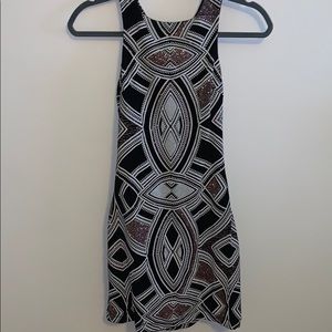 Fancy tight homecoming dress.